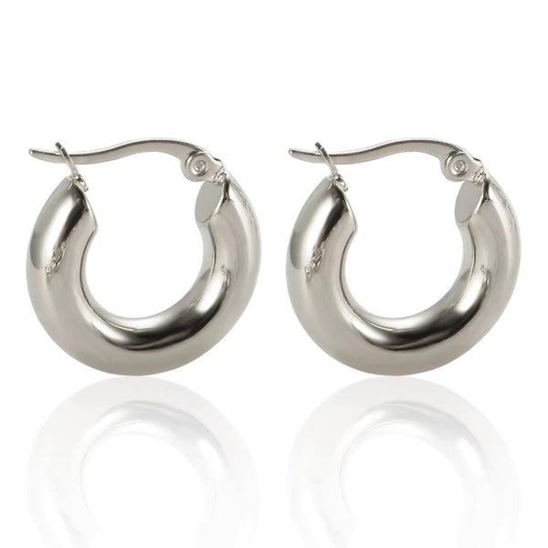 Tube Hoop Earrings