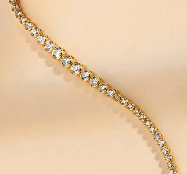 Suma - Gradient Moissanite Tennis Bracelet