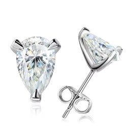 Celestia - Pear Moissanite Earrings