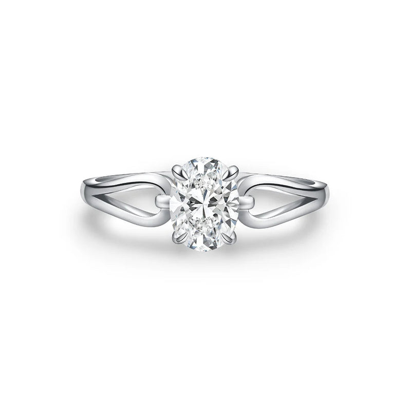 Eliana Moissanite Gold Ring