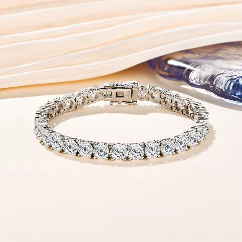 Melia - Moissanite Tennis Bracelet