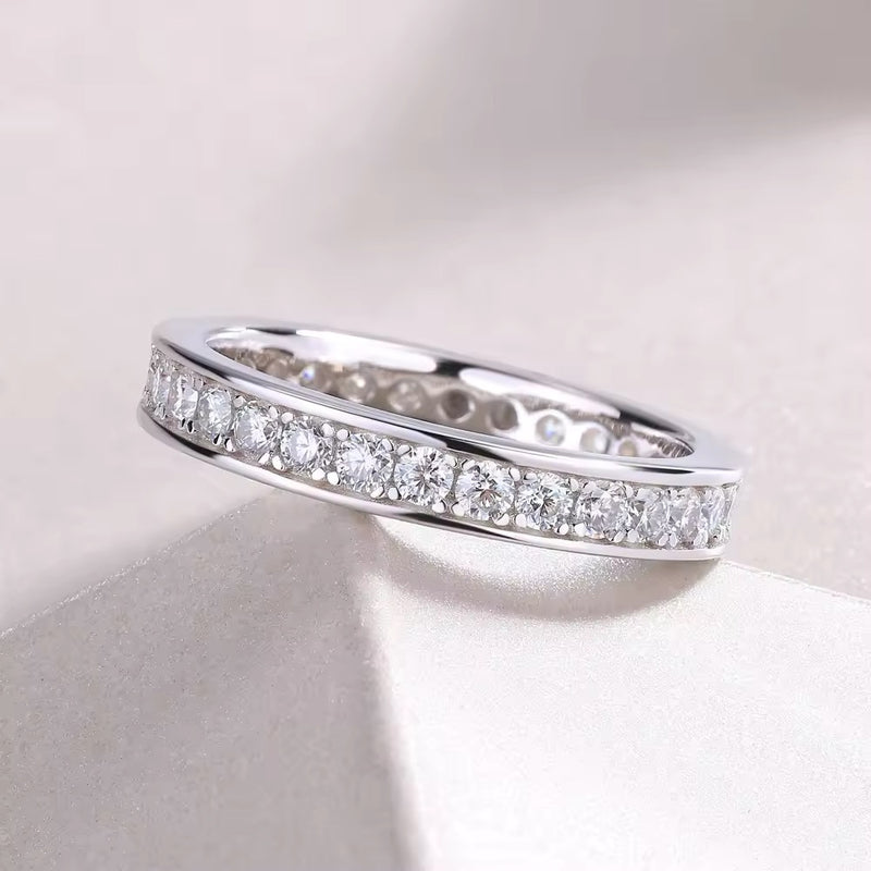 Aurora - Eternity Moissanite Ring