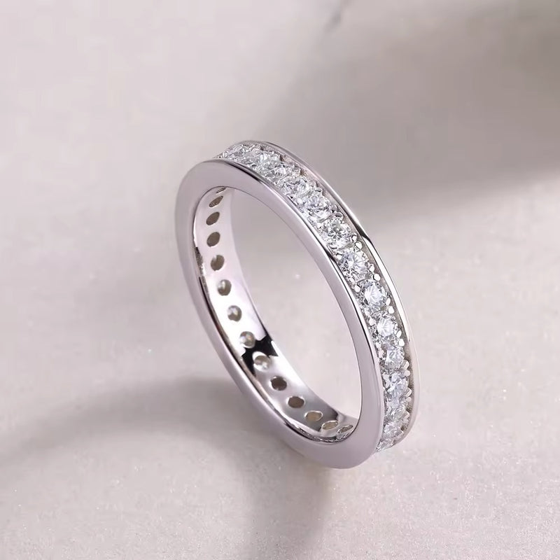 Aurora - Eternity Moissanite Ring