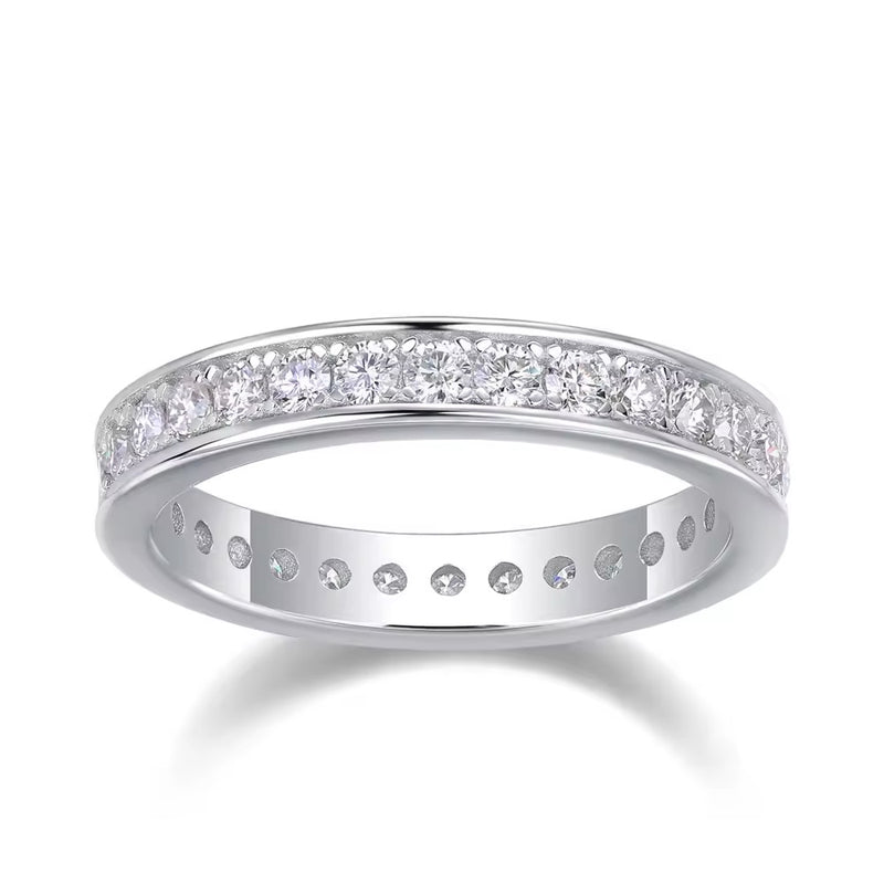 Aurora - Eternity Moissanite Ring