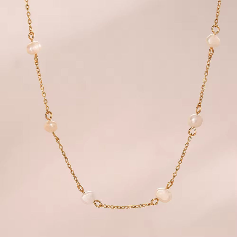 Freshwater Pearl Chain Necklace