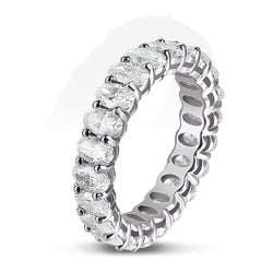 Adeline - Oval Eternity Moissanite Ring