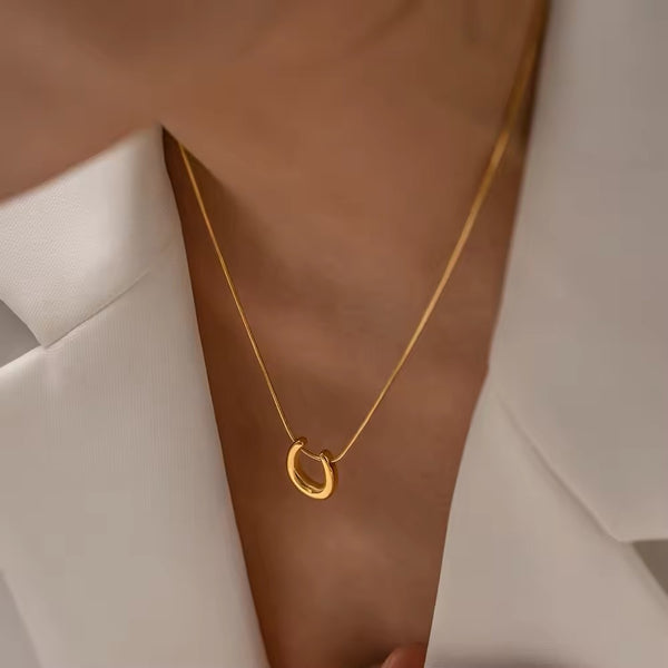 U-Shaped Horseshoe Pendant